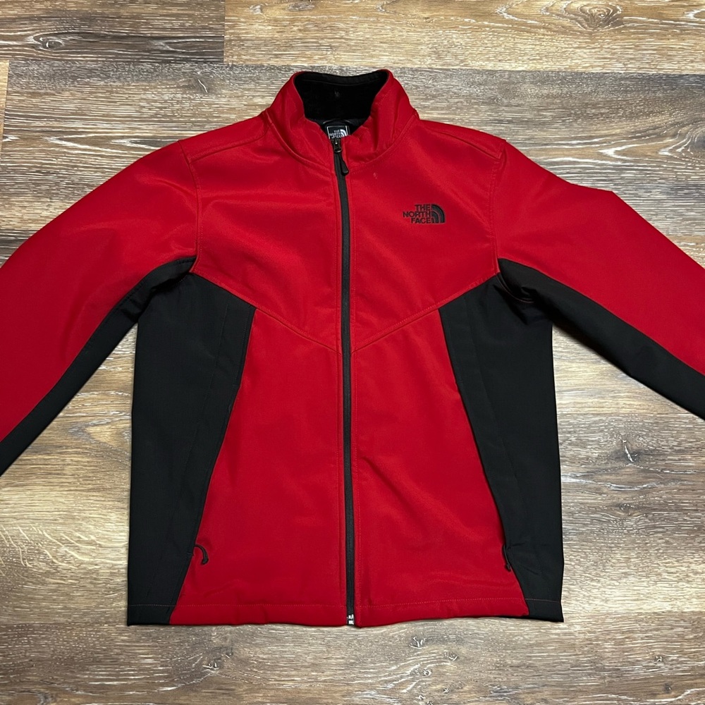 Northface red and black jacket medium